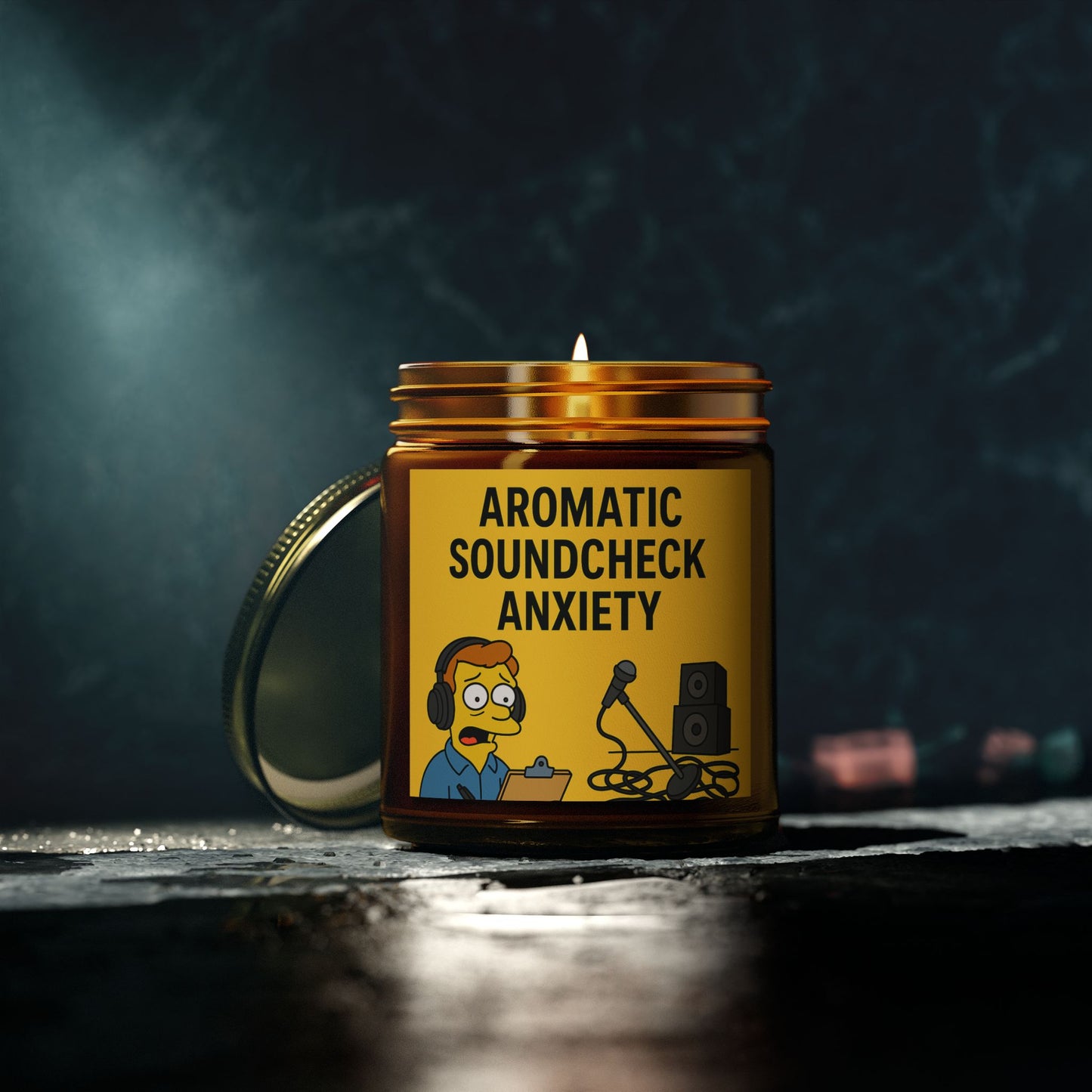 “Aromatic Soundcheck Anxiety” – Scented Candle