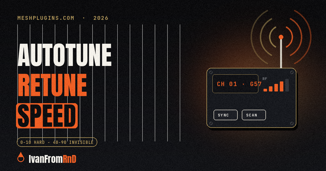 Auto-Tune retune speed settings guide for vocals