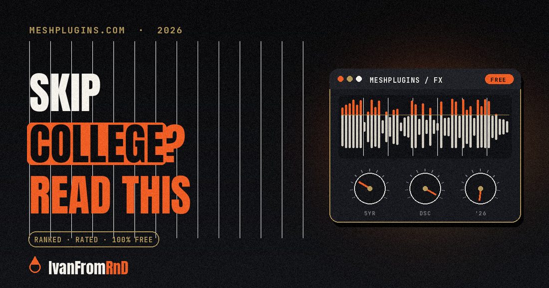 College vs music production - the 5-year self-taught producer degree plan by IvanFromRnD