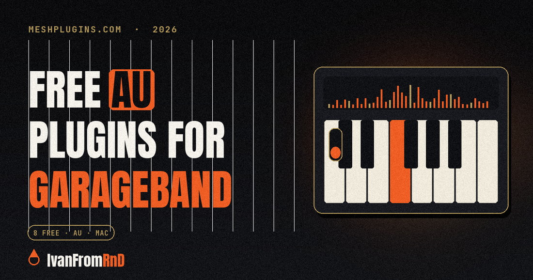 The best free AU plugins for GarageBand in 2026 — cover