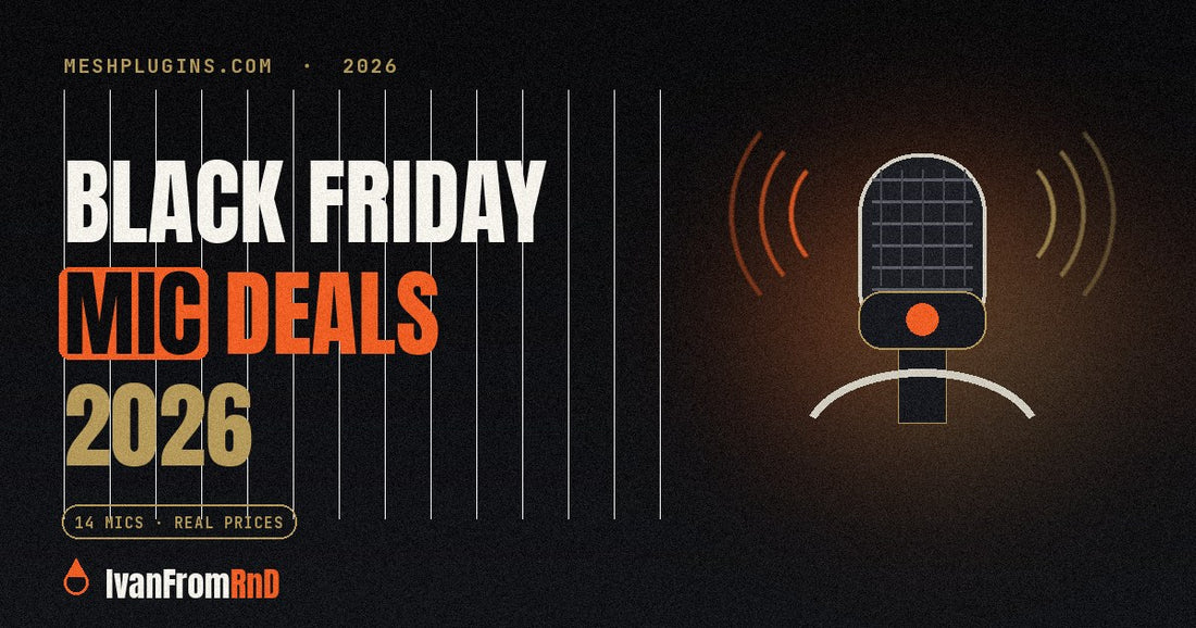 Black Friday microphone deals 2026: vocal condenser and dynamic microphones with real prices