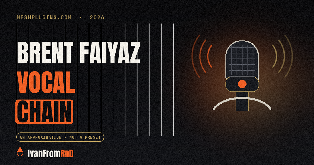 Brent Faiyaz vocal chain approximation guide (unofficial, not affiliated)