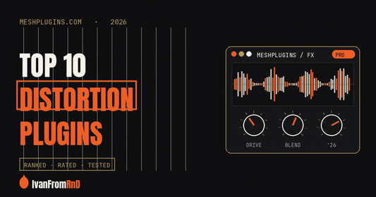 Top 10 distortion plugins 2026 cover — Meshplugins