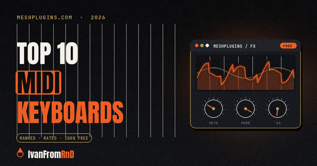 Best MIDI keyboard controllers 2026 - Meshplugins.com