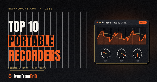 Best portable audio recorders 2026 - Meshplugins.com