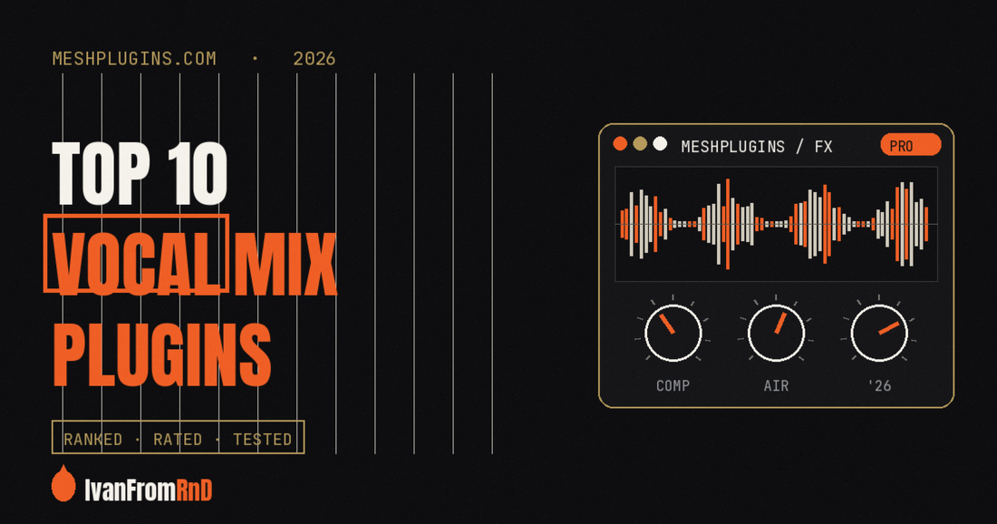 Top 10 vocal mixing plugins 2026 cover — Meshplugins