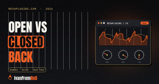 Open-back vs closed-back studio headphones 2026 - Meshplugins.com