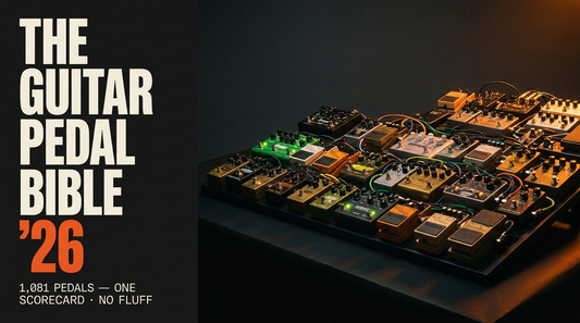 The Guitar Pedal Bible '26 cover