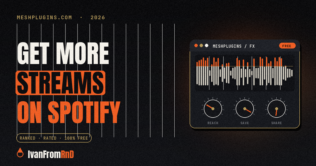 How to get more streams on Spotify — IvanFromRnD, Meshplugins.com