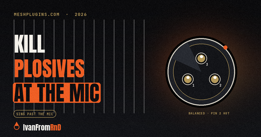 How to avoid plosives when recording vocals