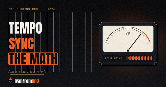 Tempo synced delay and reverb math for vocals