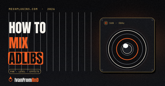 How to mix adlibs with panning level and effects settings