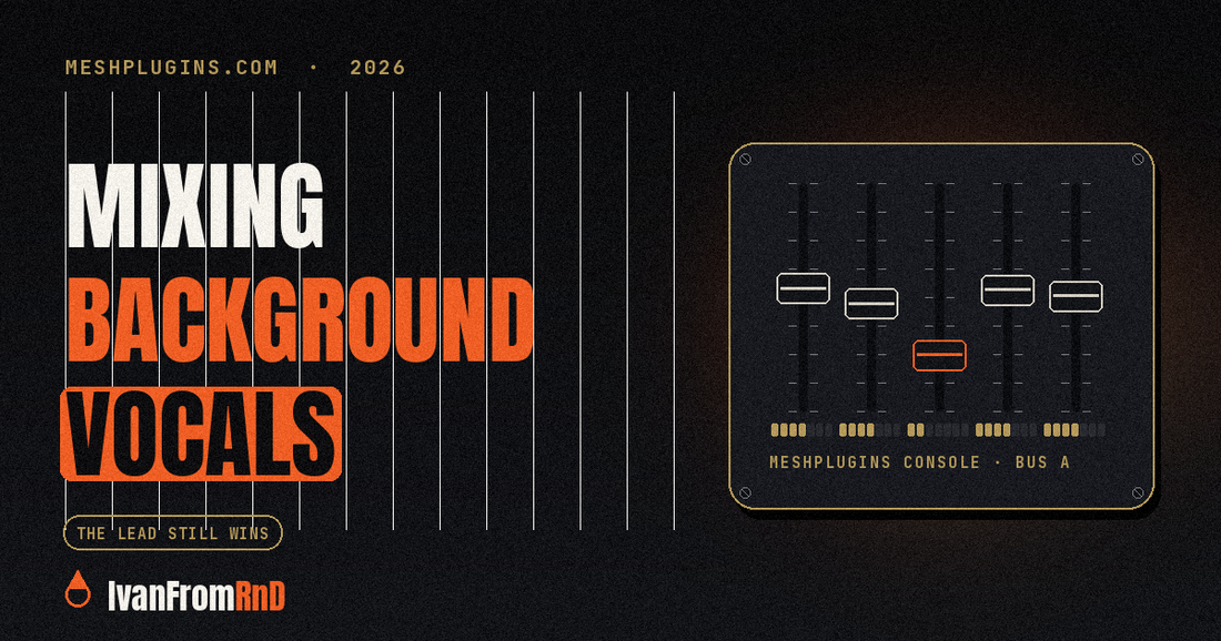 Mixing background vocals bus settings and panning