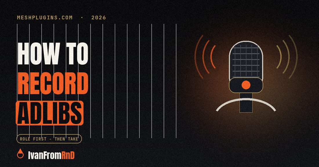 How to record adlibs with mic distance and role planning