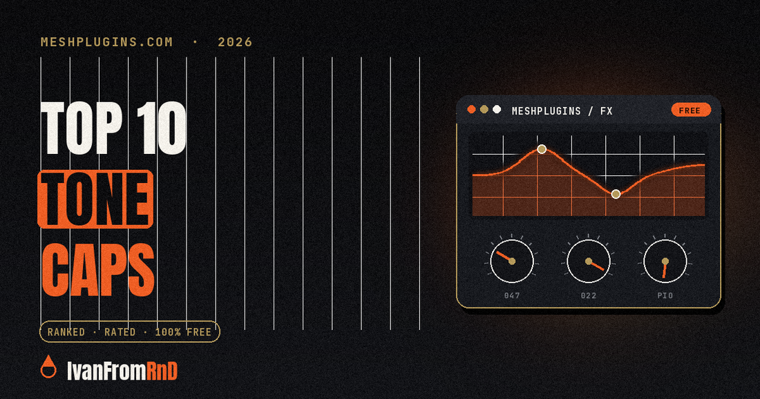 Best guitar tone capacitors 2026 - Meshplugins.com