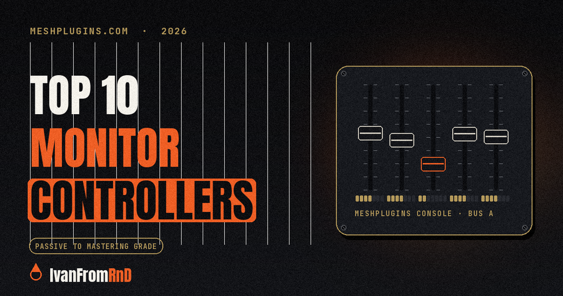 Best studio monitor controllers 2026 - Meshplugins.com
