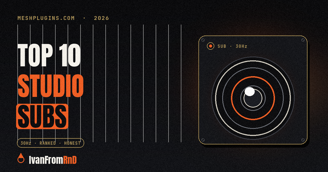 Best studio subwoofers 2026 - Meshplugins.com