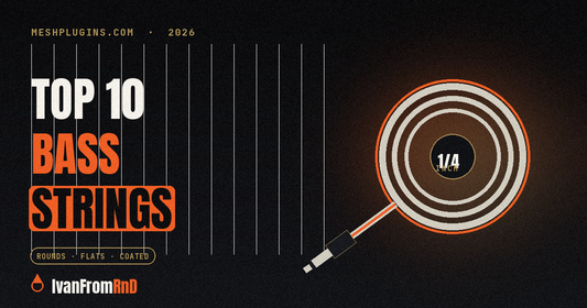 Best bass guitar strings 2026 - Meshplugins.com