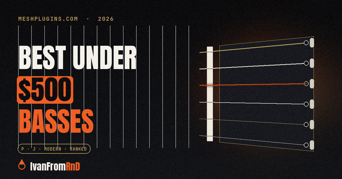 Best bass guitars under 500 dollars 2026 - Meshplugins.com