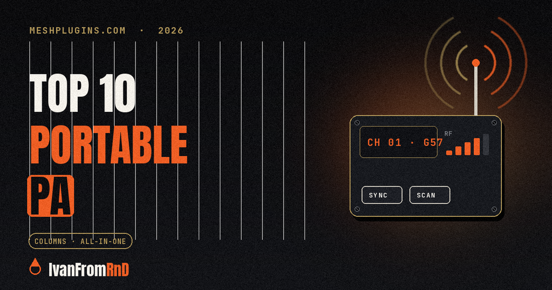 Best portable PA systems 2026 - Meshplugins.com
