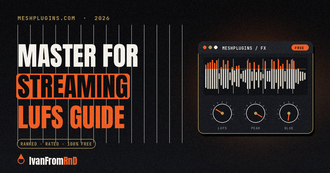 How to master a song for streaming - IvanFromRnD, Meshplugins.com