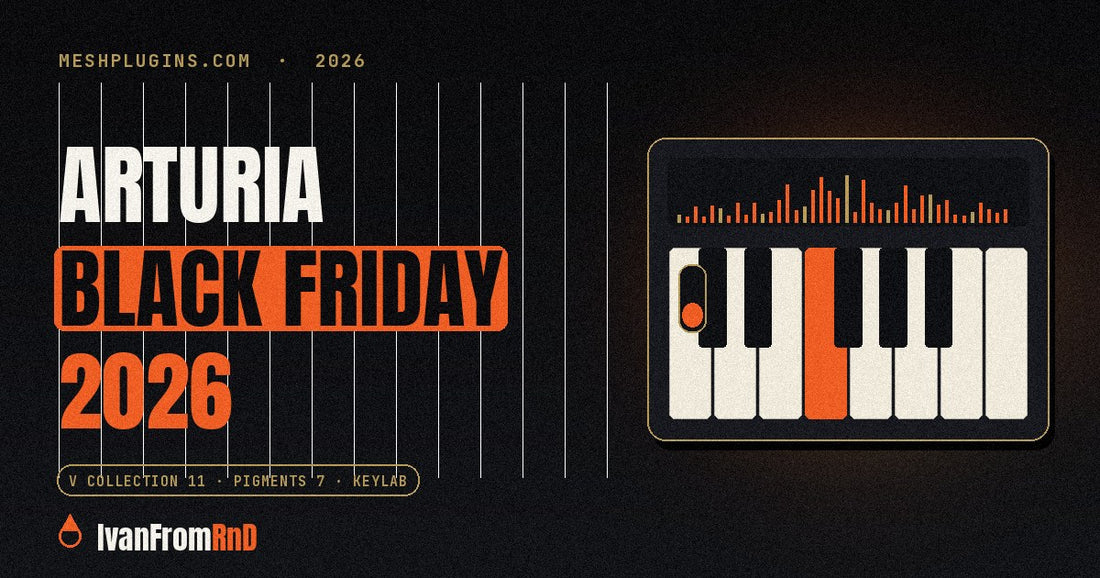 Arturia Black Friday 2026: V Collection 11, Pigments 7 and KeyLab mk3