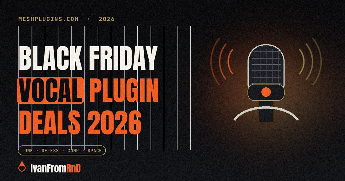 Black Friday vocal plugin deals 2026: Melodyne, VocAlign 7, UAD 1176 and SSL Vocalstrip 2