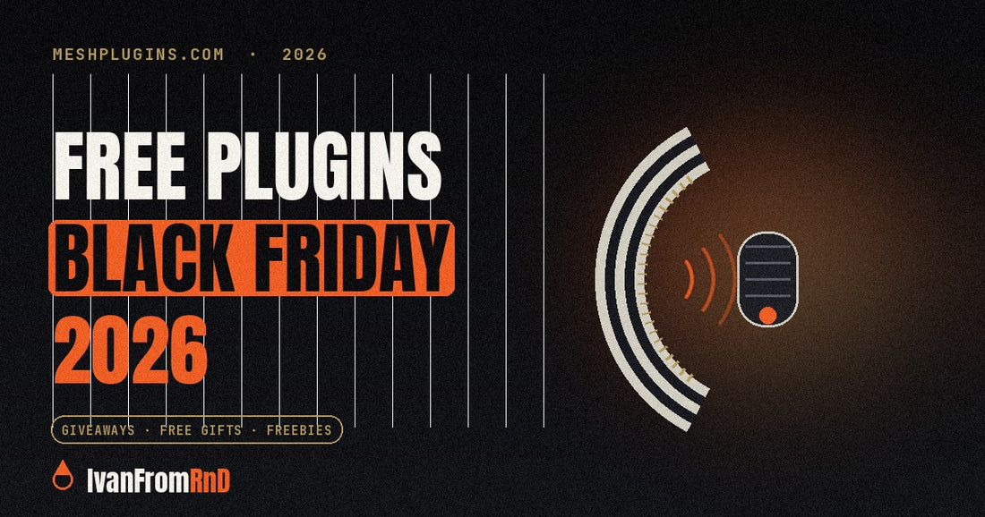 Free plugins on Black Friday 2026: Waves giveaway, Plugin Boutique free gifts and free plugin downloads