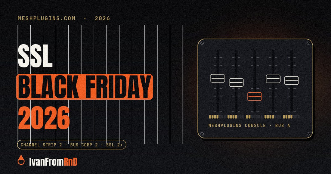 SSL Black Friday 2026: SSL Native Channel Strip 2, Bus Compressor 2 and SSL 2+ interface
