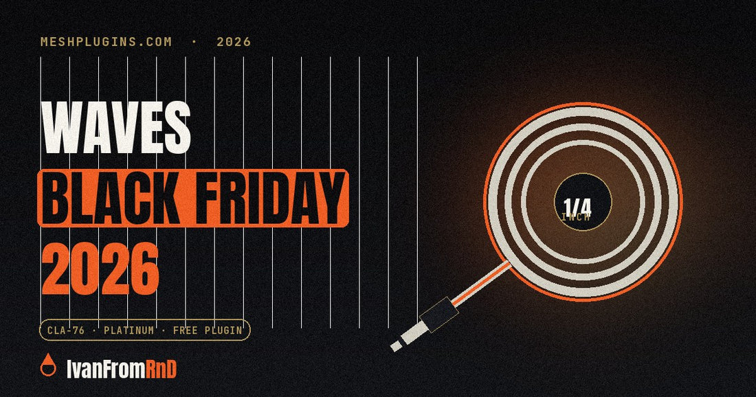 Waves Black Friday 2026: CLA-76, Platinum bundle and Waves free plugin