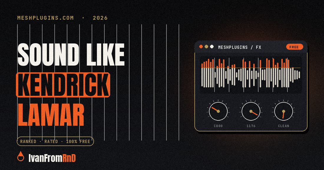 How to sound like Kendrick Lamar vocal chain - IvanFromRnD, Meshplugins.com