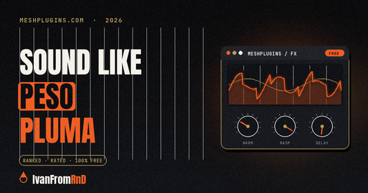 How to sound like Peso Pluma vocal chain - IvanFromRnD, Meshplugins.com