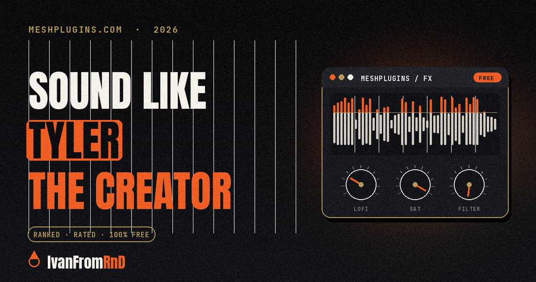 How to sound like Tyler the Creator vocal chain - IvanFromRnD, Meshplugins.com
