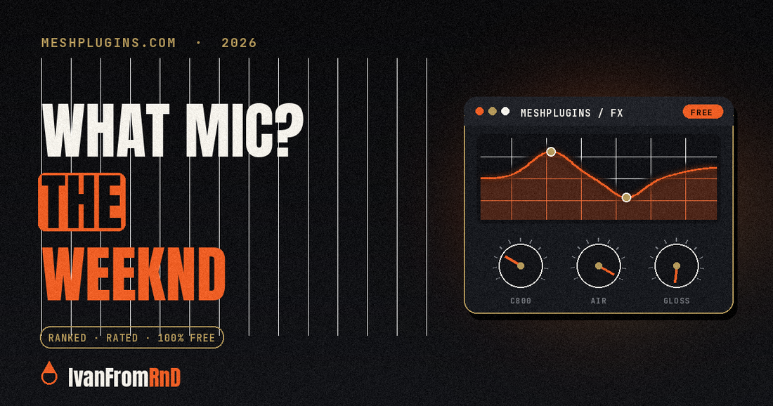 What mic does The Weeknd use - IvanFromRnD, Meshplugins.com