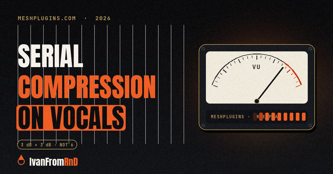 Serial compression on vocals with two compressors