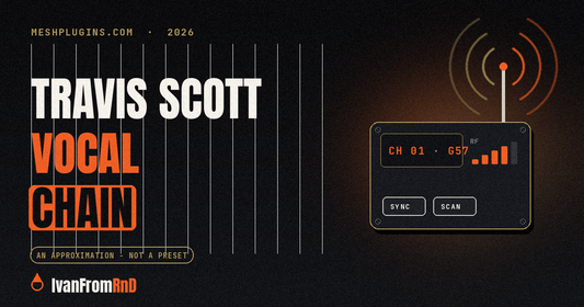 Travis Scott vocal chain approximation guide (unofficial, not affiliated)