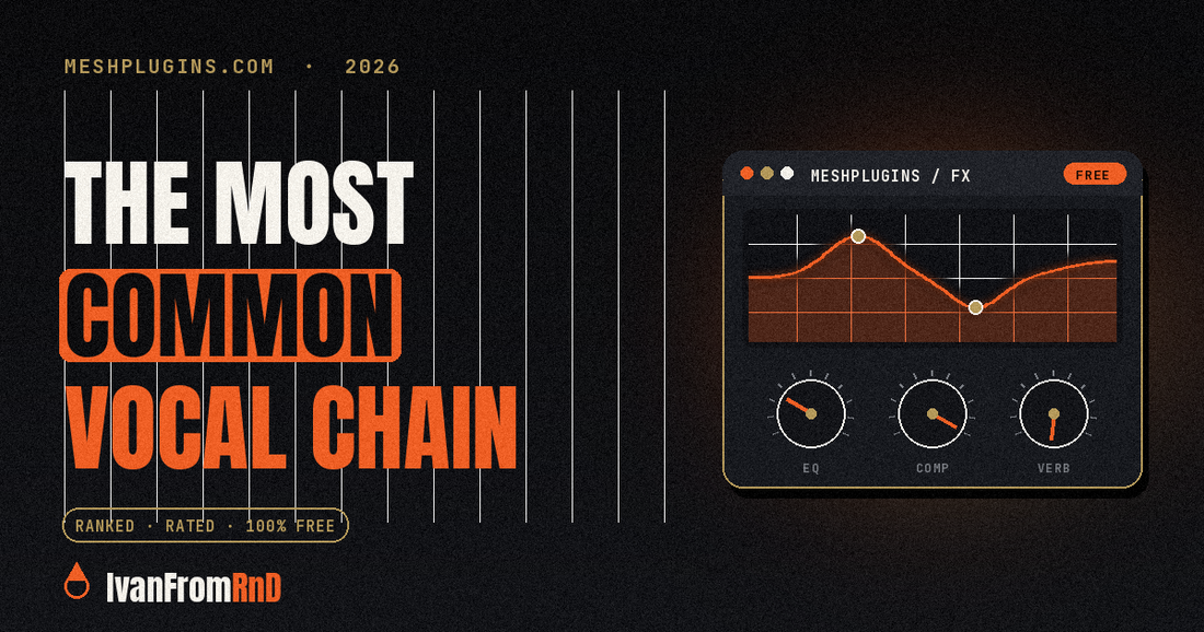 The most common vocal chain in hit records - IvanFromRnD, Meshplugins.com