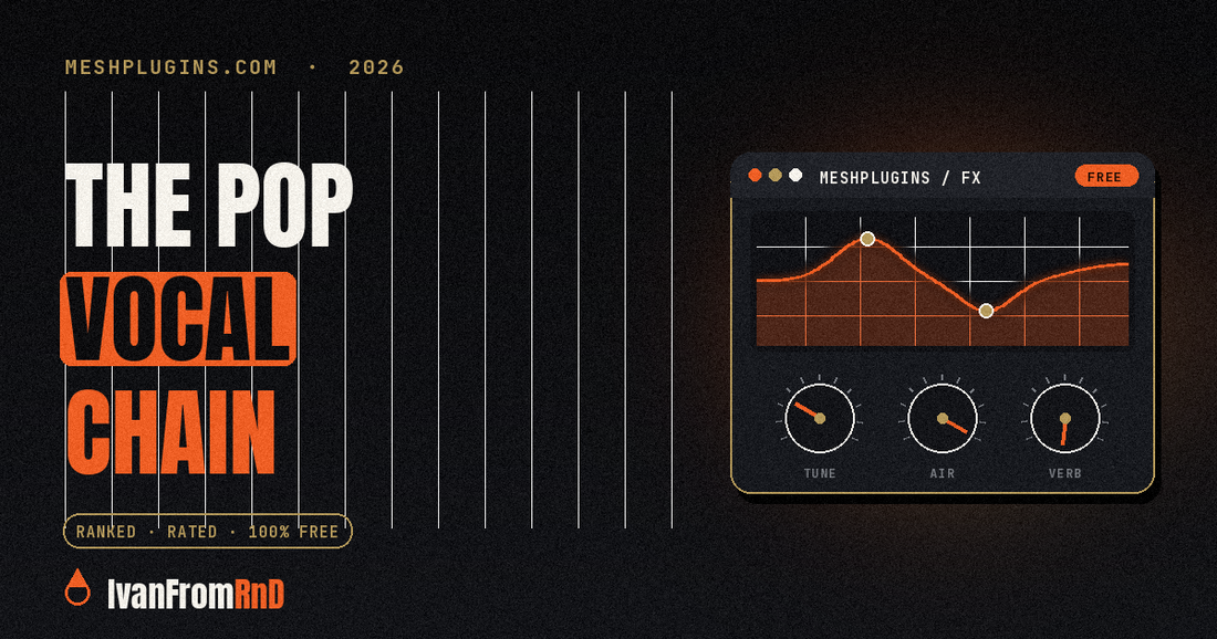 Pop vocal chain - clean bright radio-ready - IvanFromRnD, Meshplugins.com