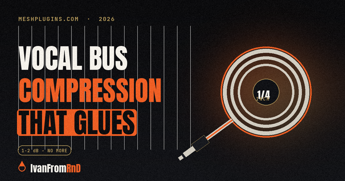 Vocal bus compression settings for lead doubles and adlibs