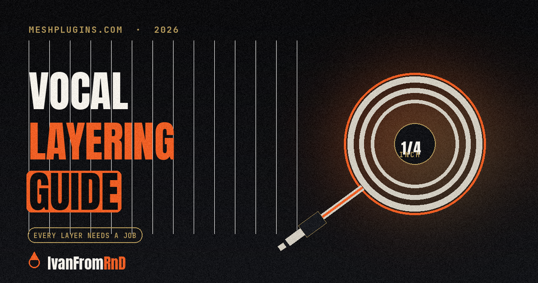 Vocal layering guide showing roles and layer counts