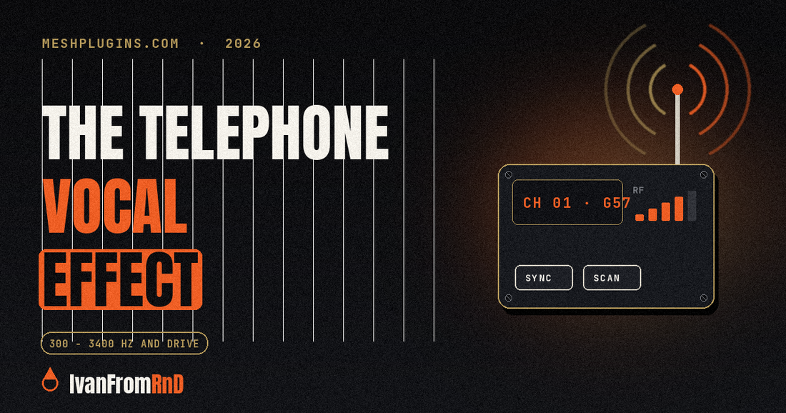 Telephone vocal effect settings guide