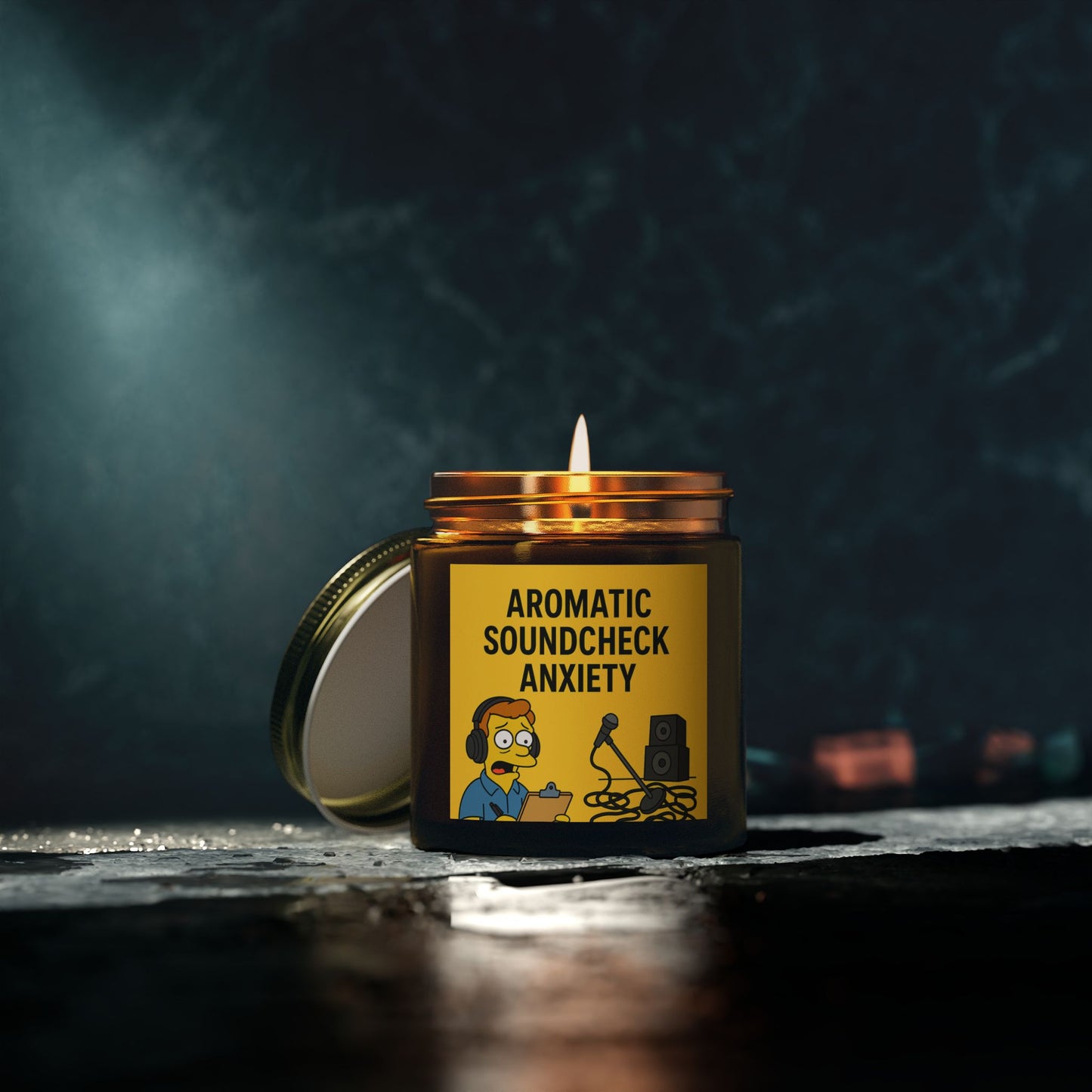 “Aromatic Soundcheck Anxiety” – Scented Candle