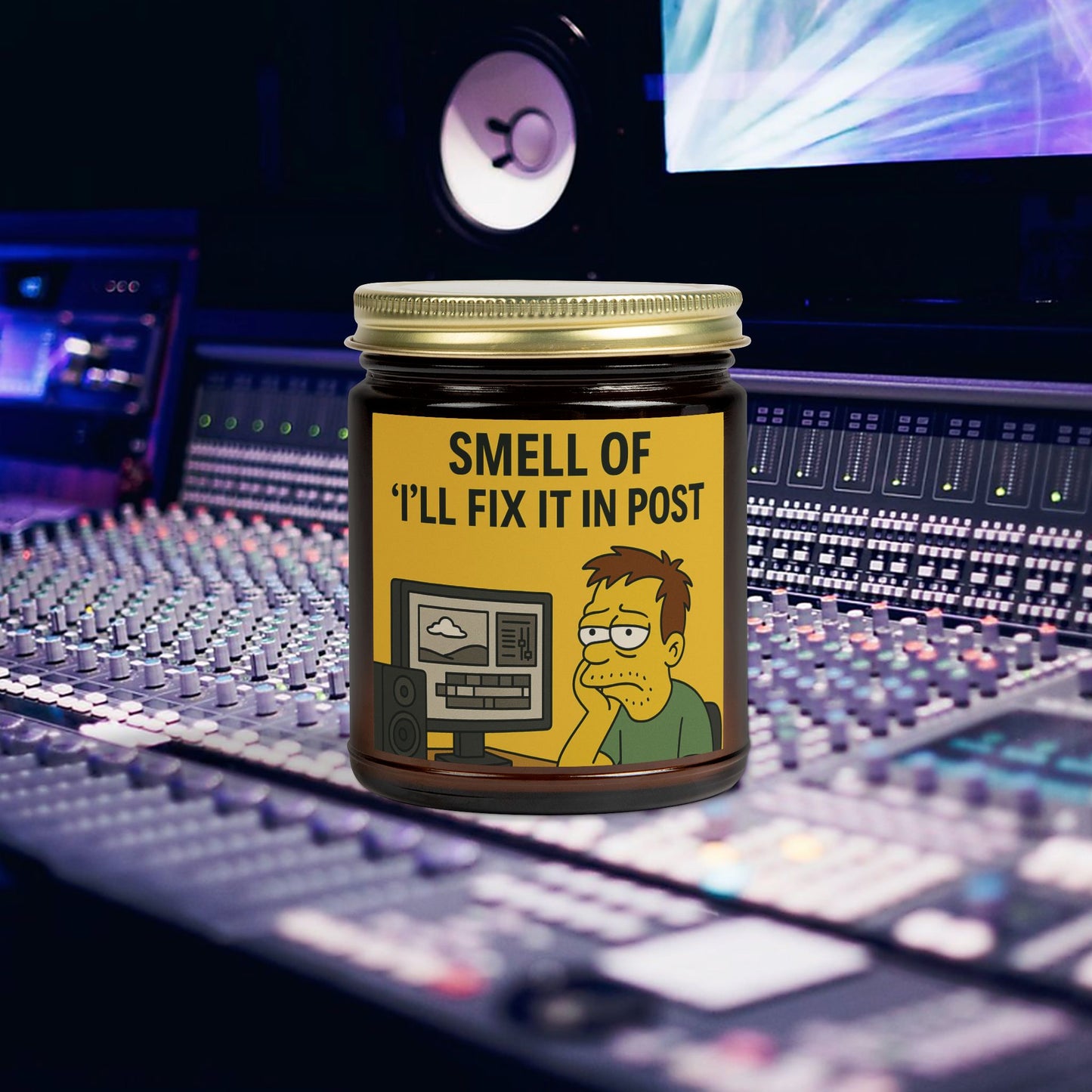 “Smell of ‘I’ll Fix It in Post’” – Scented Candle