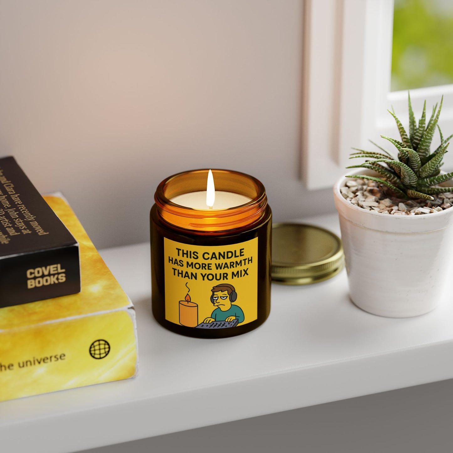 “This Candle Has More Warmth Than Your Mix” – Scented Candle