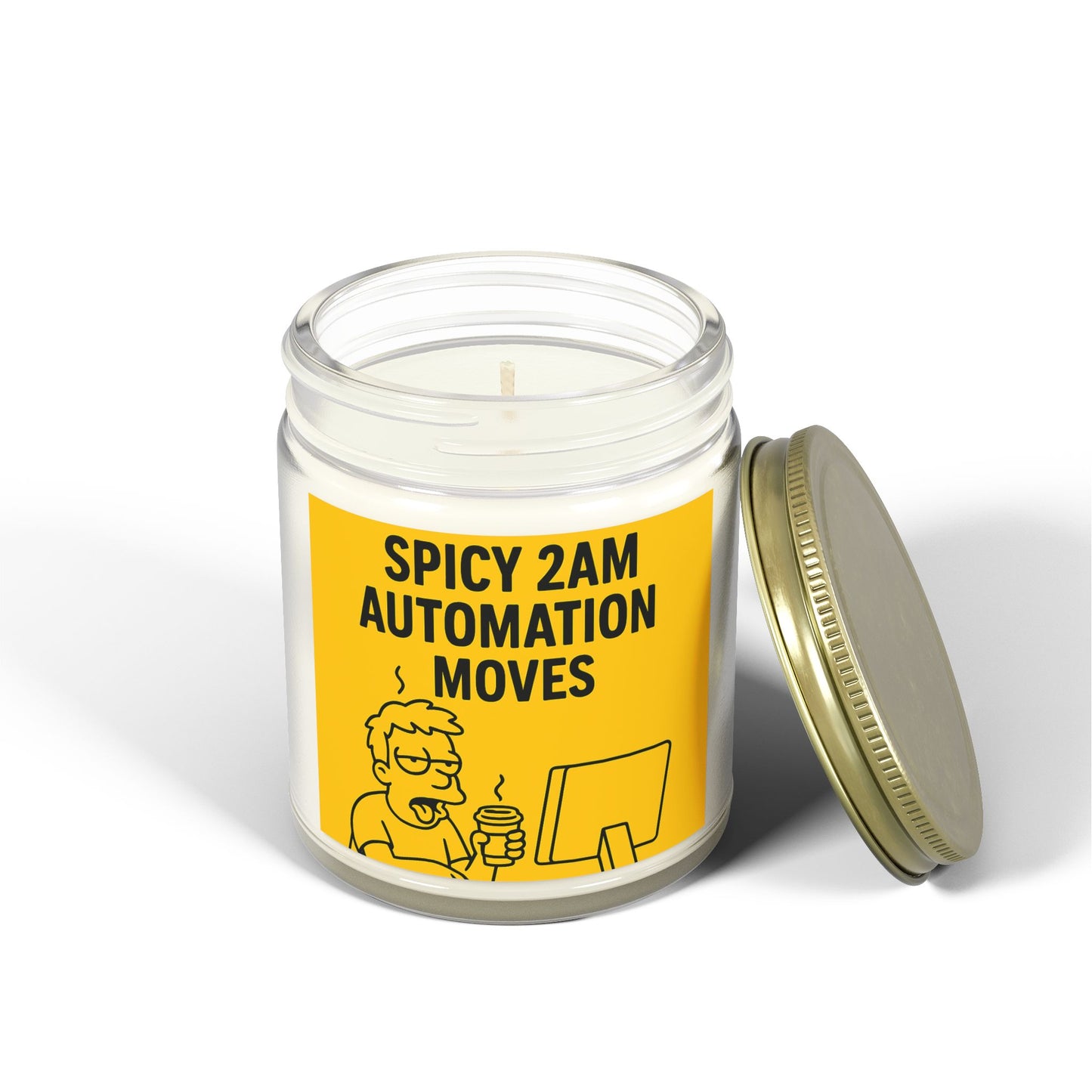 “Spicy 2AM Automation Moves” – Scented Candle