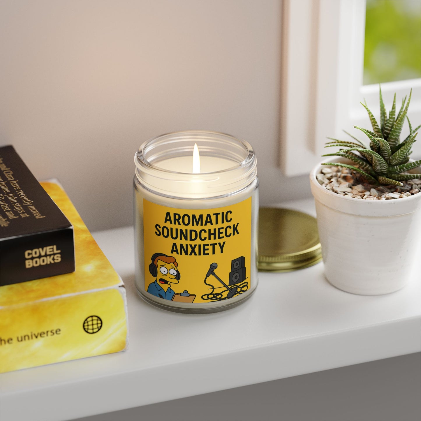 “Aromatic Soundcheck Anxiety” – Scented Candle
