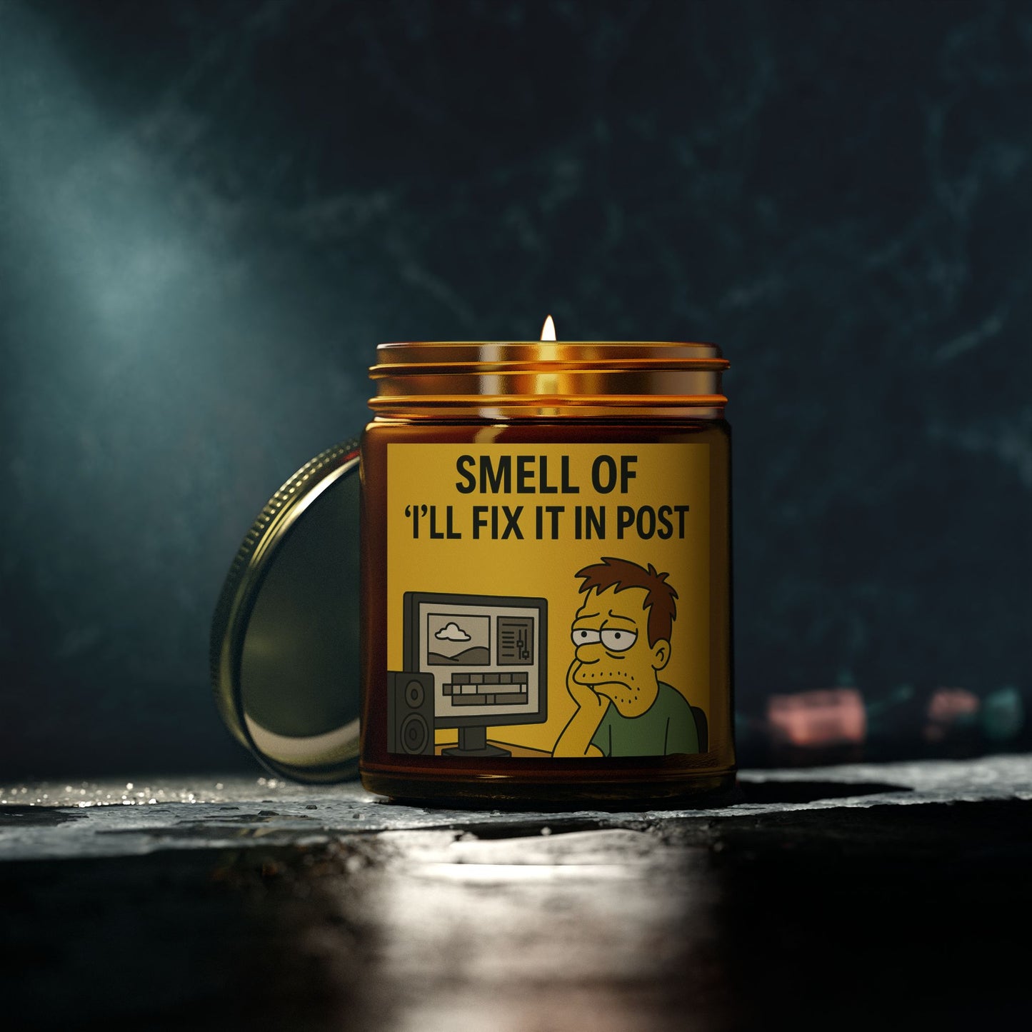 “Smell of ‘I’ll Fix It in Post’” – Scented Candle