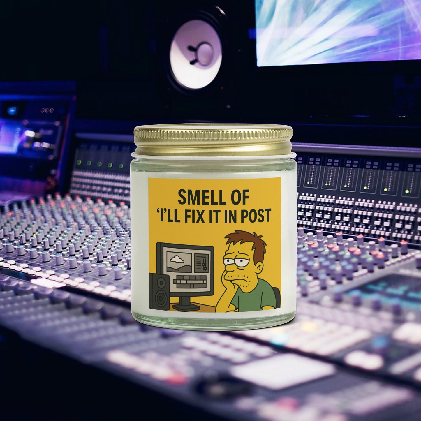 “Smell of ‘I’ll Fix It in Post’” – Scented Candle