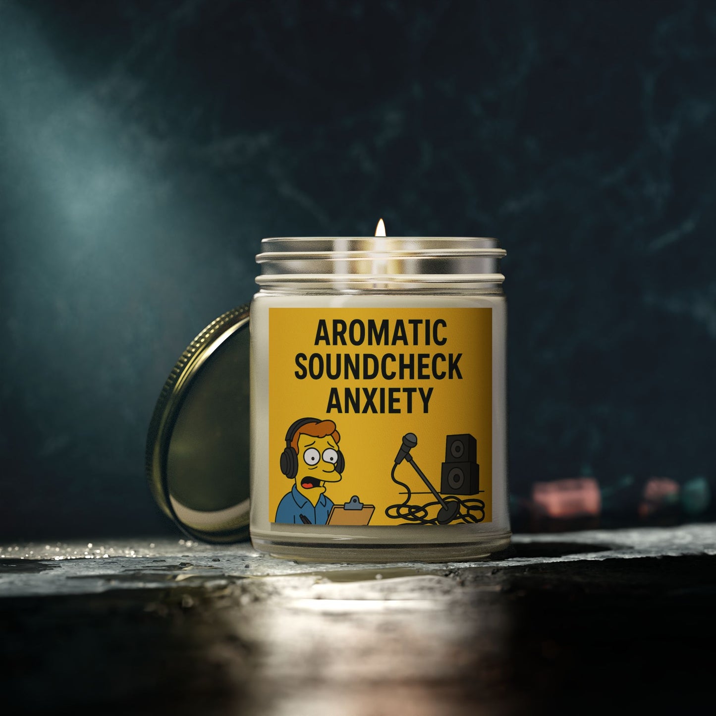 “Aromatic Soundcheck Anxiety” – Scented Candle