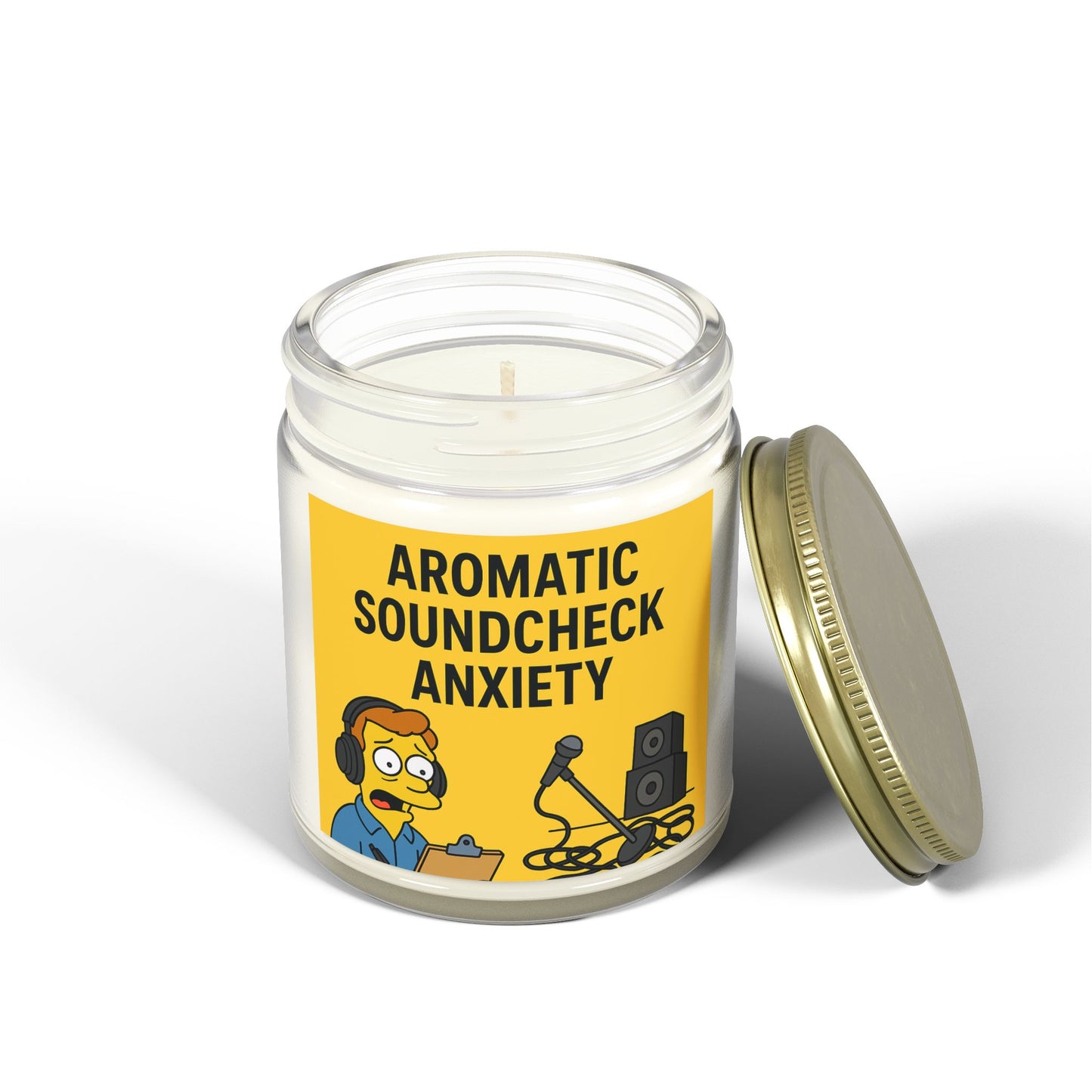 “Aromatic Soundcheck Anxiety” – Scented Candle